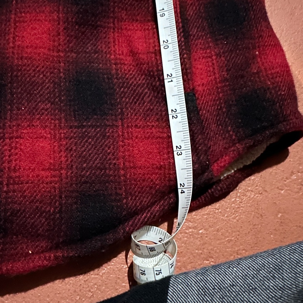 Checkered, Button Down Jacket Eddie Bauer - image 5